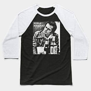 merle haggard art Baseball T-Shirt